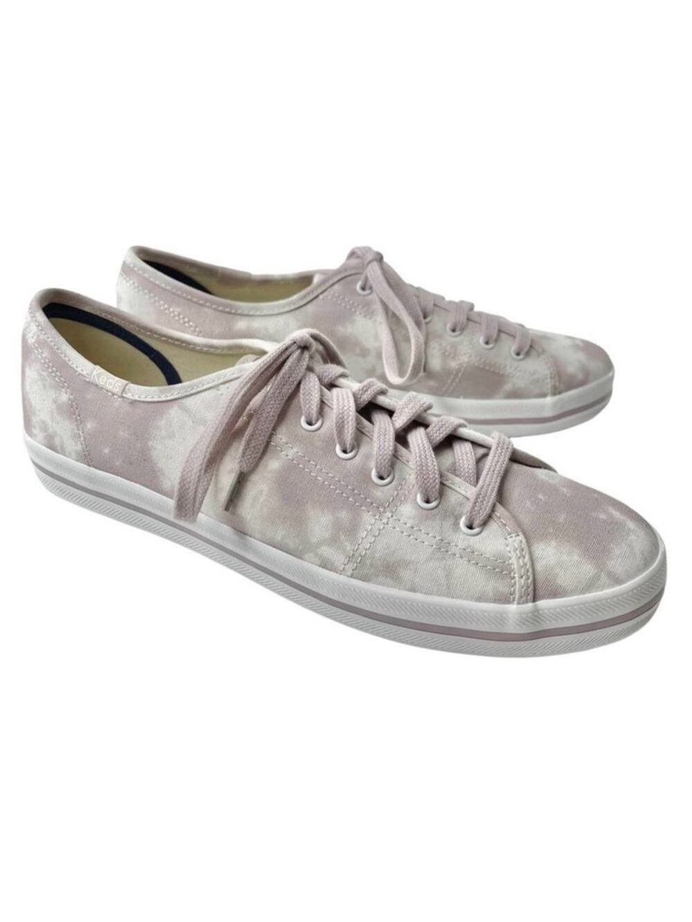 Keds tie dye kickstart sneakers women’s 8.5 purple lavender lilac comfort casual